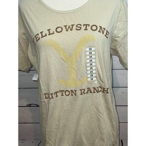 NWT Yellowstone Tee Shirt 2XL‎ T-Shirt Graphic TV Show Licensed XXL Paramount